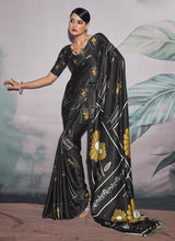 Flower (Saree) - Satin Silk