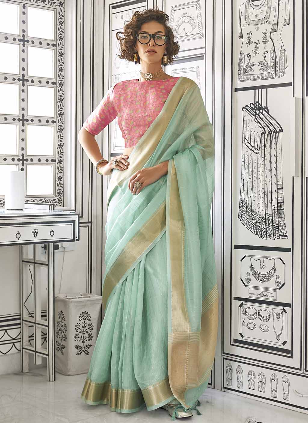 Gulabo Sona (Saree) - Ranjvani Sarees