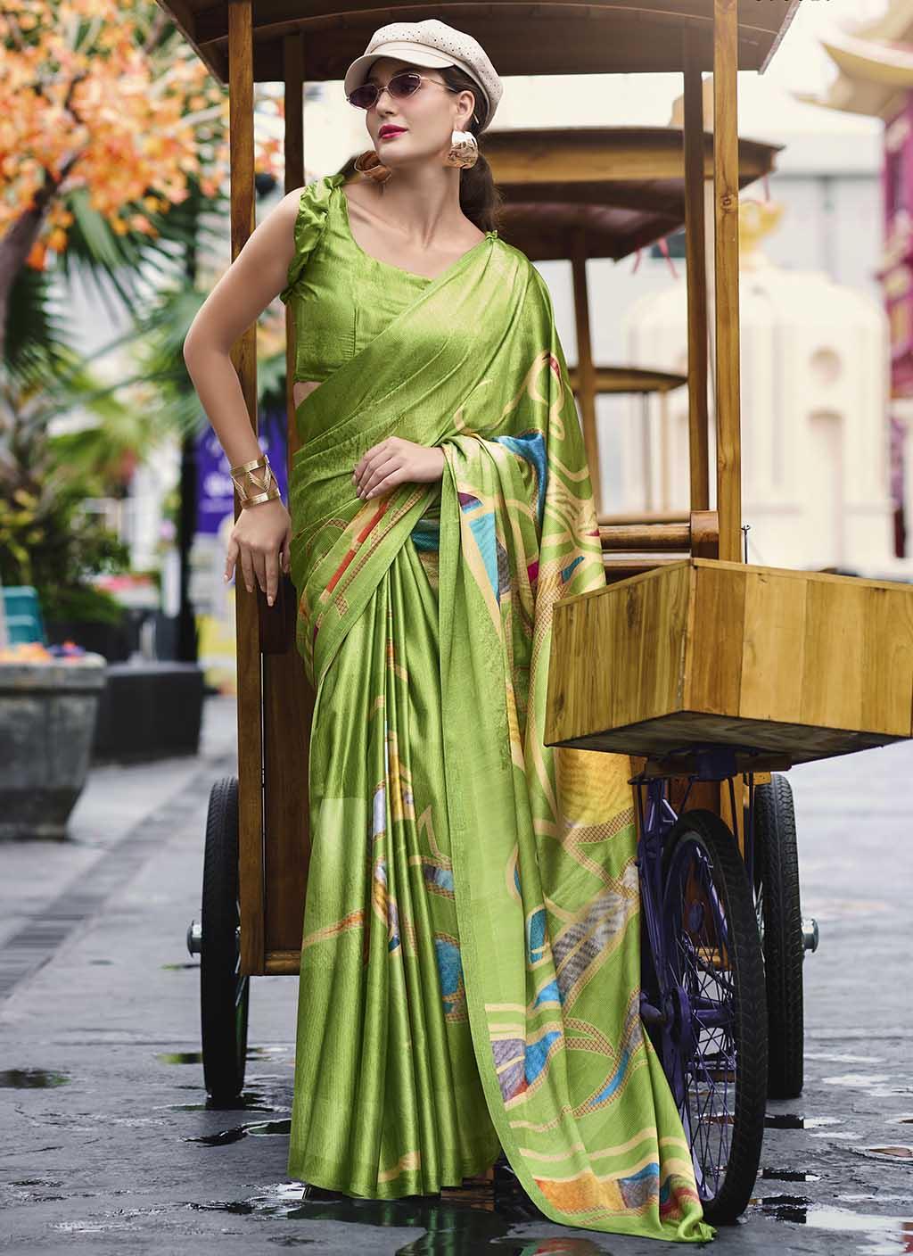 Implusive (Saree) - Satin Silk