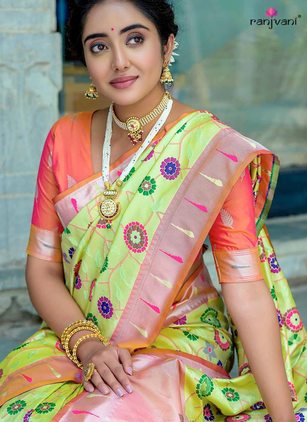 Jal Paithani Saree - Ranjvani