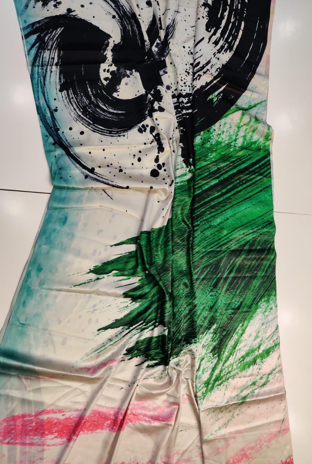 Jheel (Saree) - Satin Silk