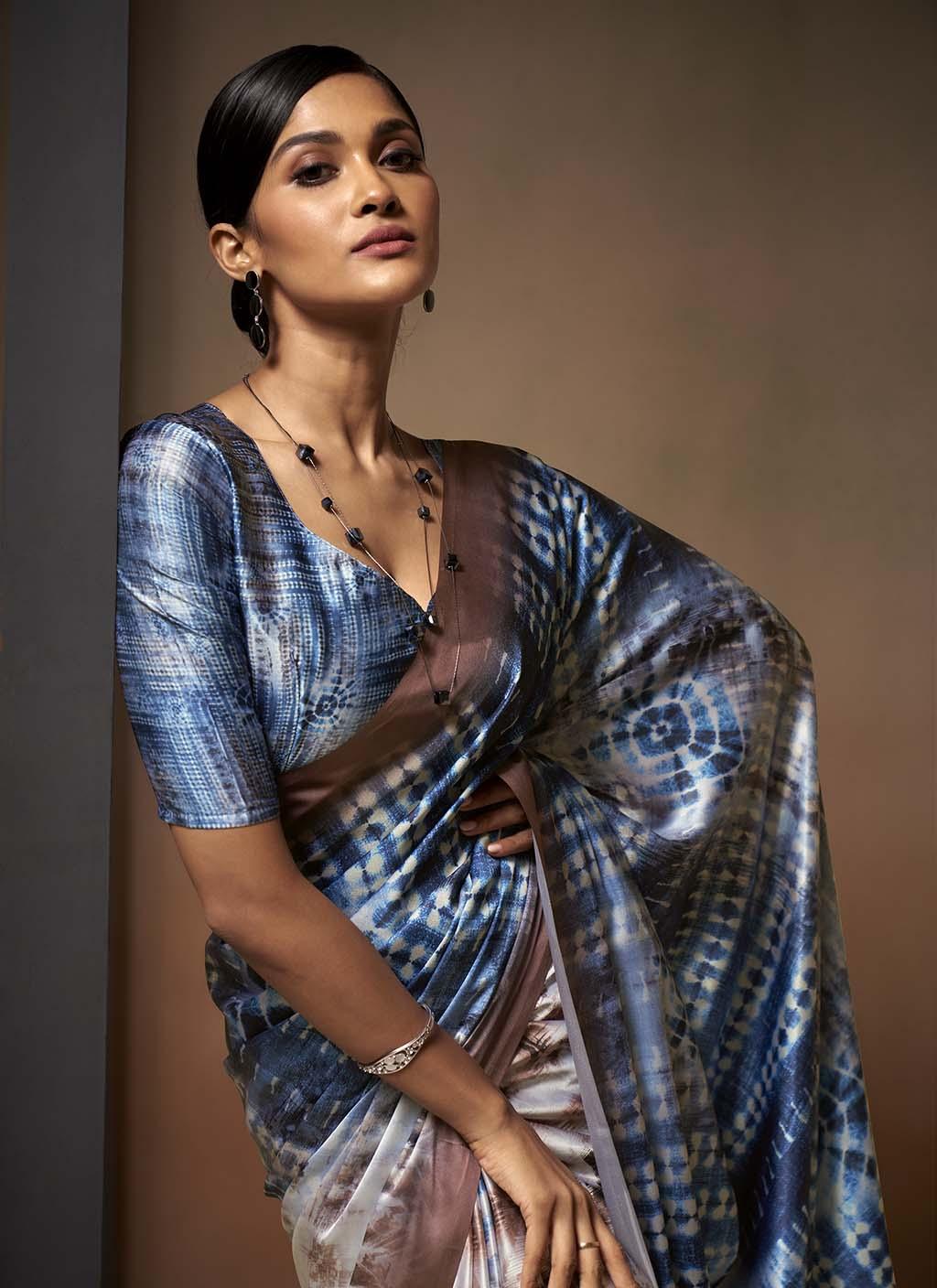 Jheel (Saree) - Satin Silk