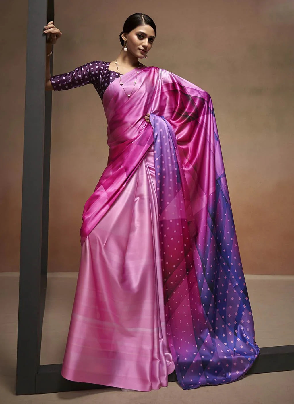 Jheel (Saree) - Satin Silk