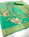 Kabana Pure Linen Saree - Ranjvani Sarees