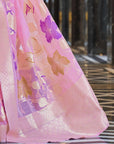 Kabana Pure Linen Saree - Ranjvani