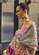 Kabira Pashmina Saree - Kashmiri Weave