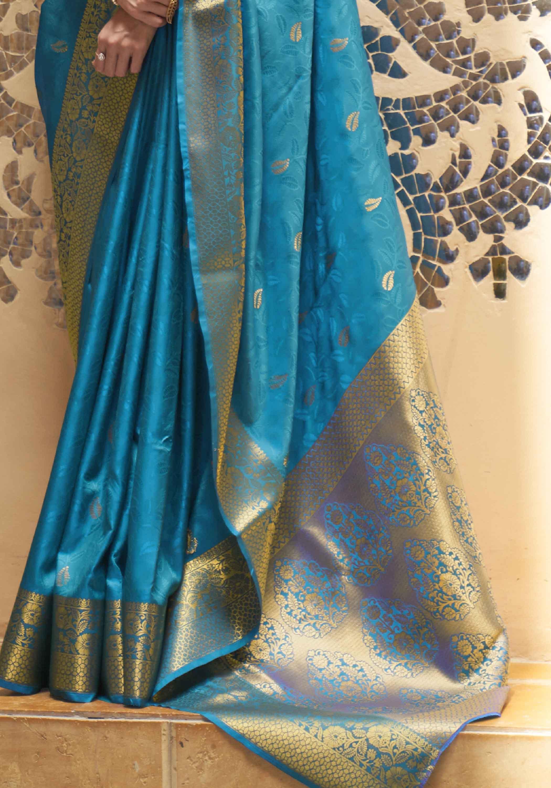 Kalandi Kalandi Kanjivaram Saree - Ranjvani – Ranjvani Sarees