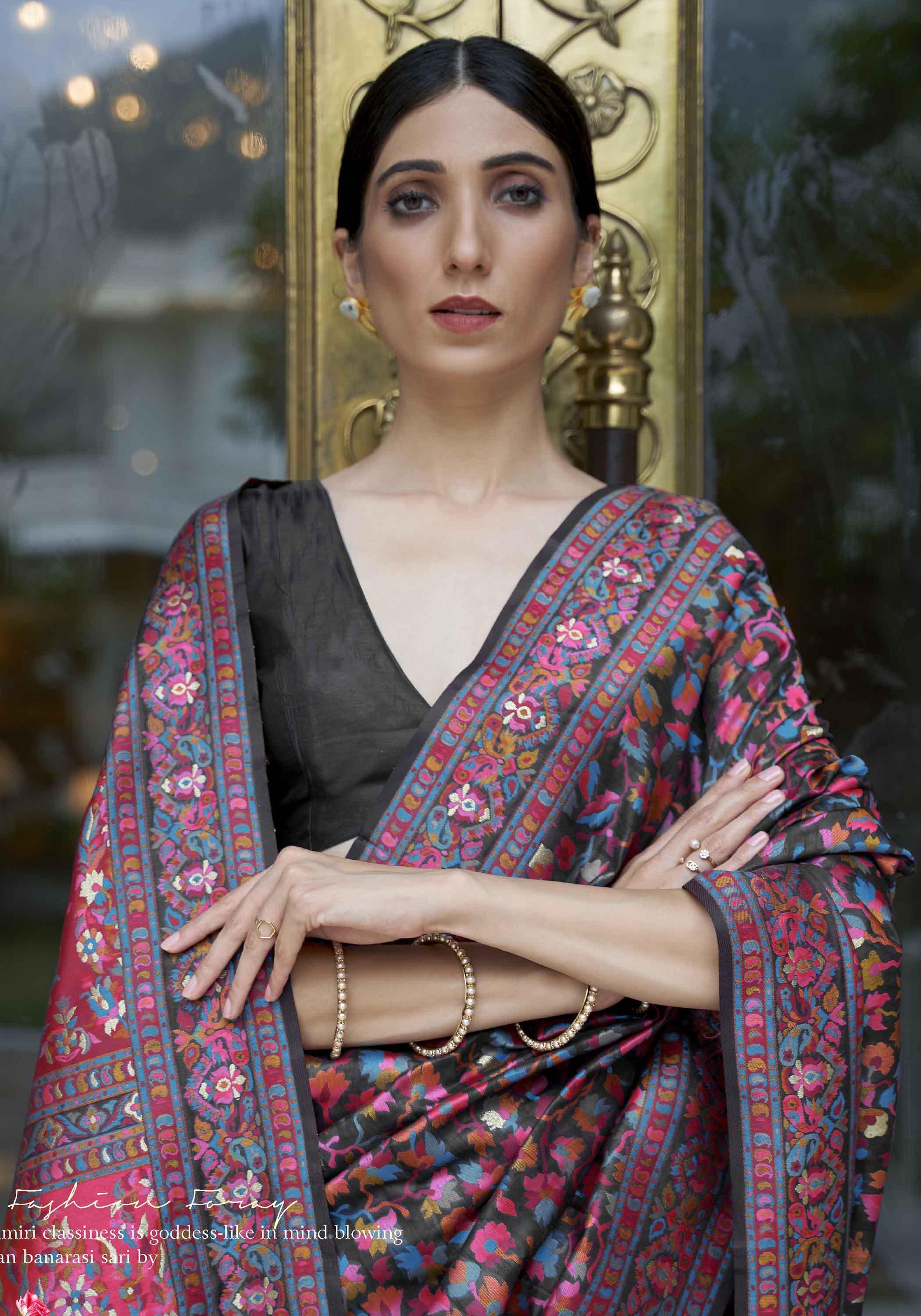 Kashvi (Saree) - Kashmiri Weave