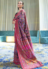 Kashmira (Pashmina) Saree - Banarasi Silk