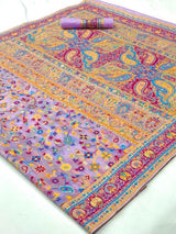 Khubani Pashmina Saree - Kashmiri Weave