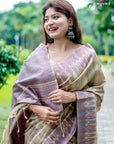 Kiara Cotton Silk Saree - Ranjvani