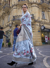 Kinsel Brasso Silk Saree - Satin Silk