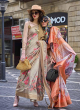 Kopper Gazi Silk Saree - Satin Silk