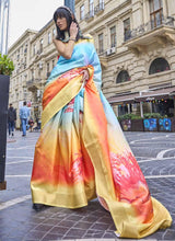 Kopper Gazi Silk Saree - Satin Silk