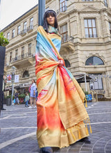 Kopper Gazi Silk Saree - Satin Silk