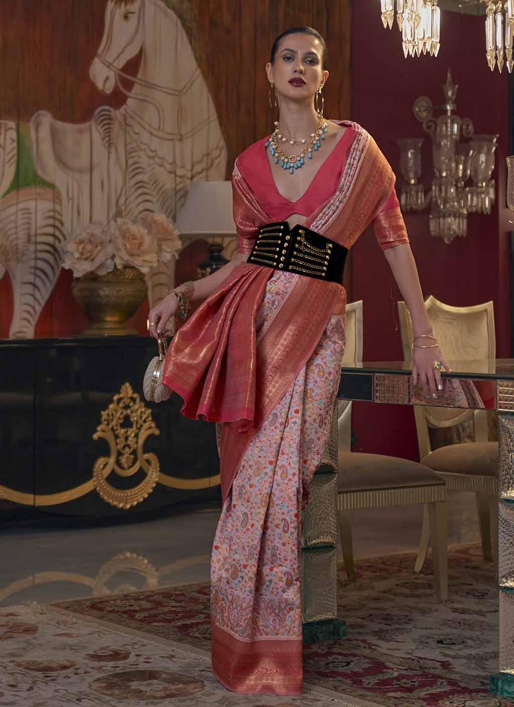 Kshahida (Saree) - Kashmiri Weave