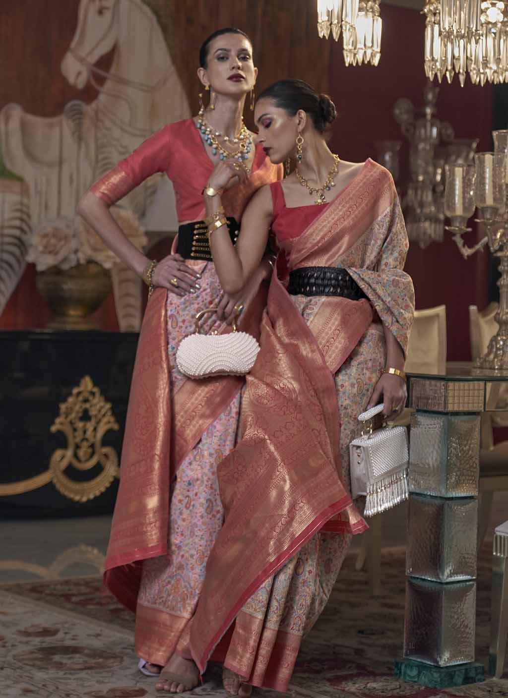 Kshahida (Saree) - Kashmiri Weave