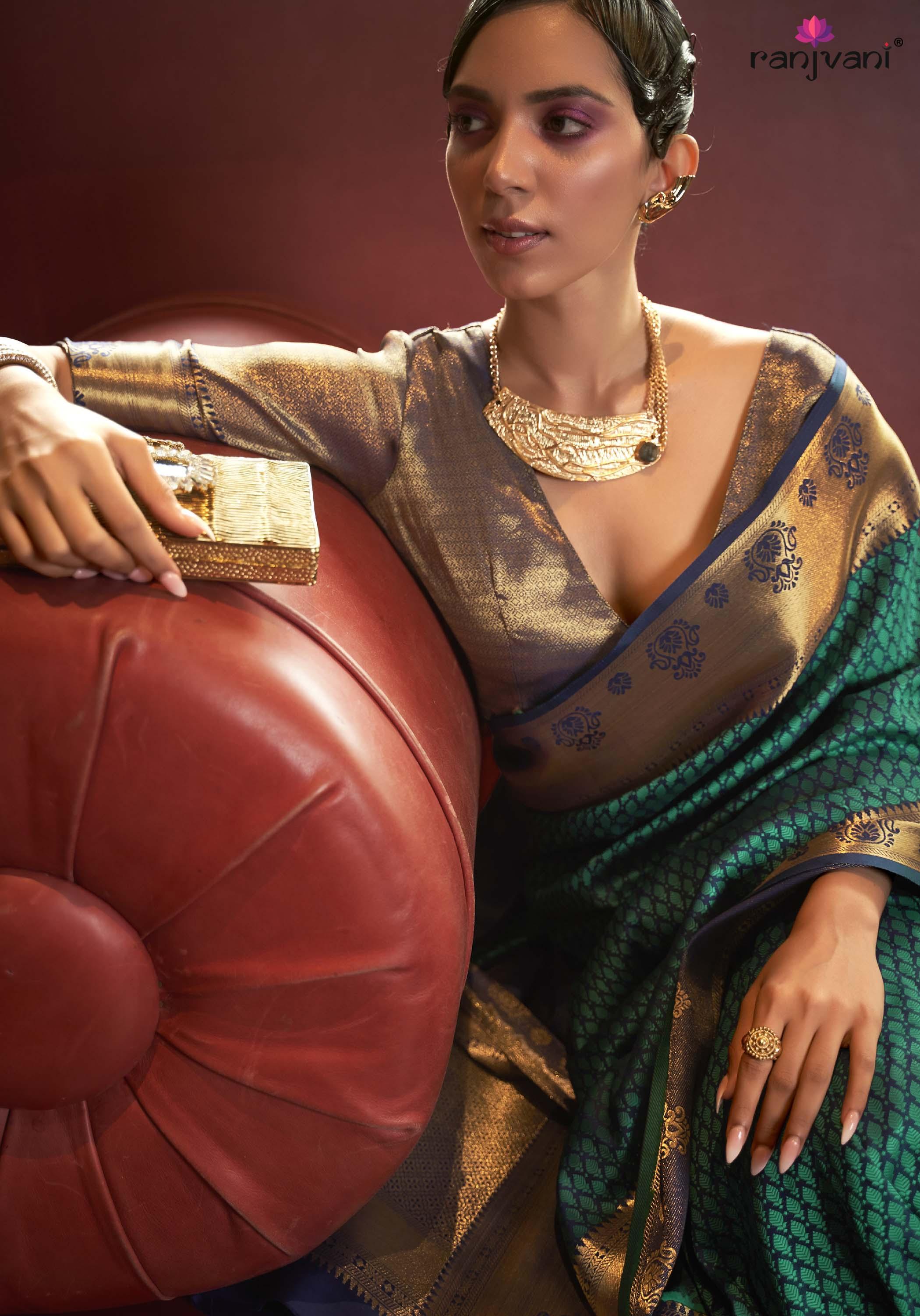 Kurveen Kanjivaram Saree - Kanjivaram Saree