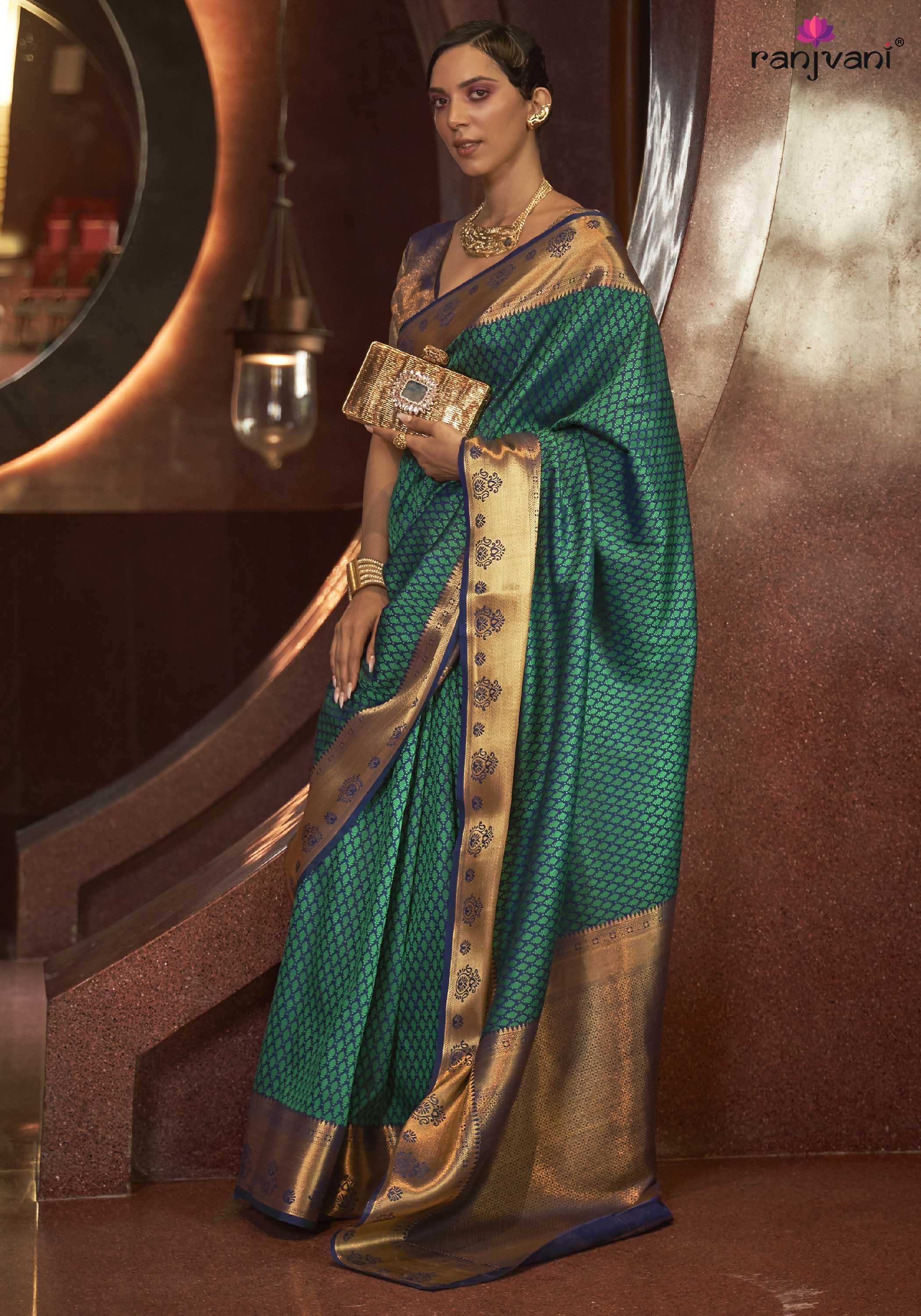 Kurveen Kanjivaram Saree - Kanjivaram Saree