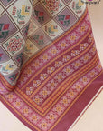 Lavender Cotton Patola Saree - Ranjvani