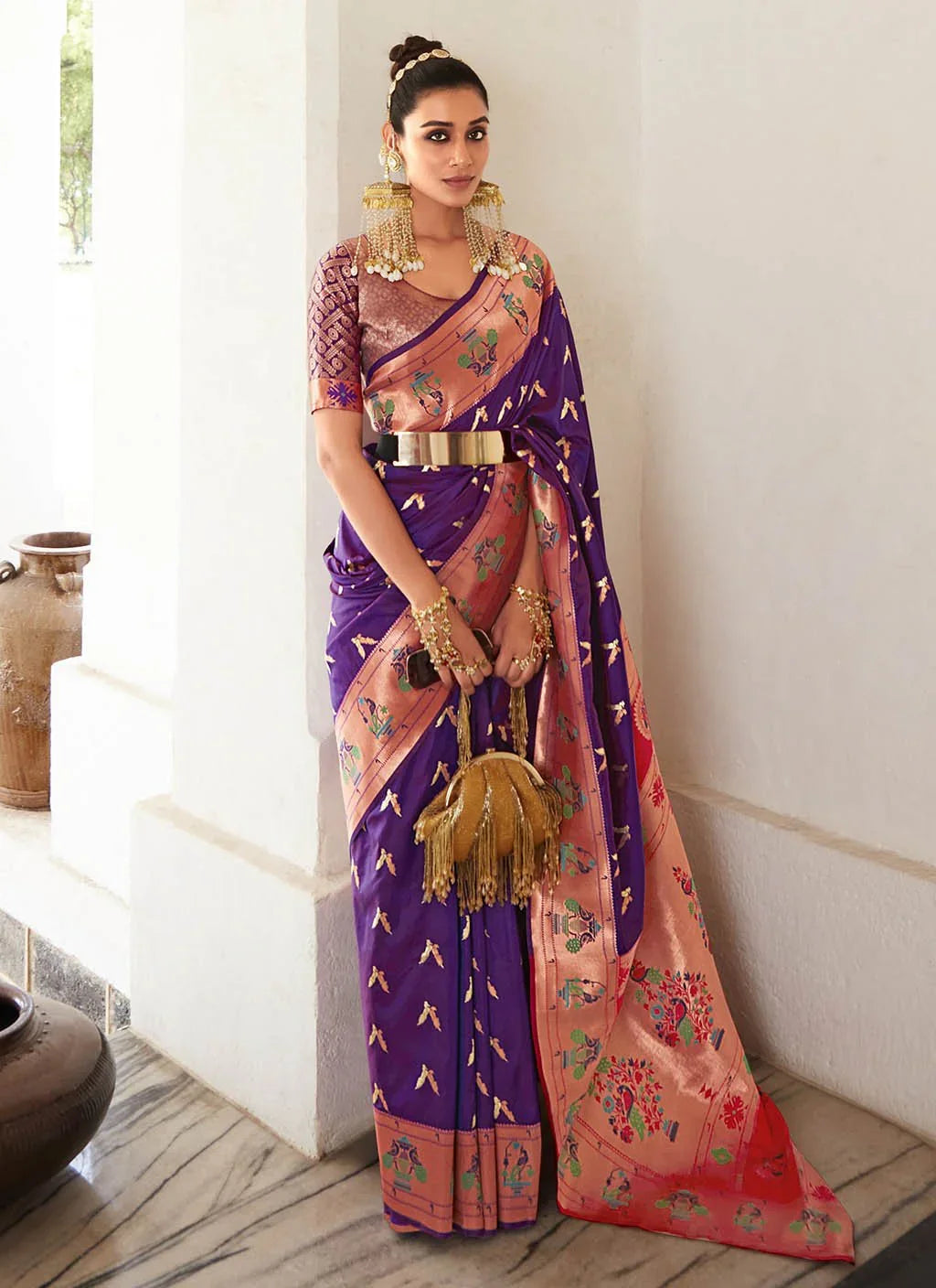 Love Bird Paithani (Saree) - Paithani Saree
