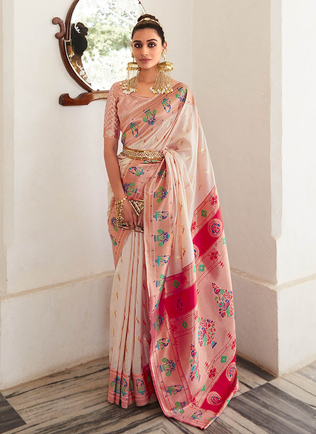 Love Bird Paithani (Saree) - Paithani Saree