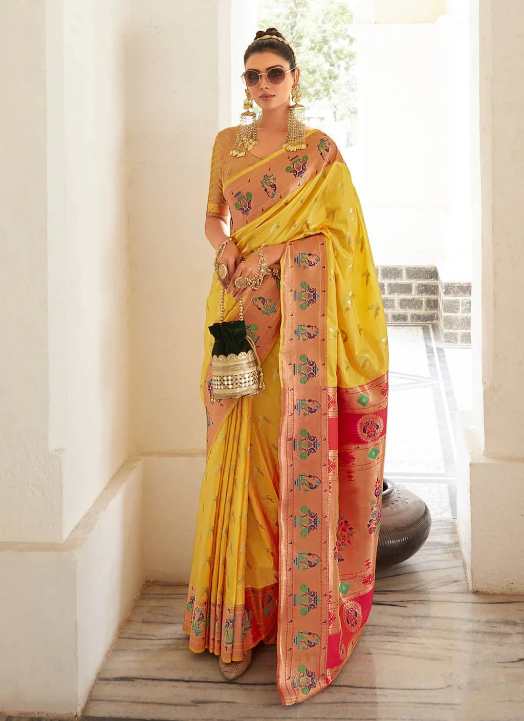 Love Bird Paithani (Saree) - Paithani Saree