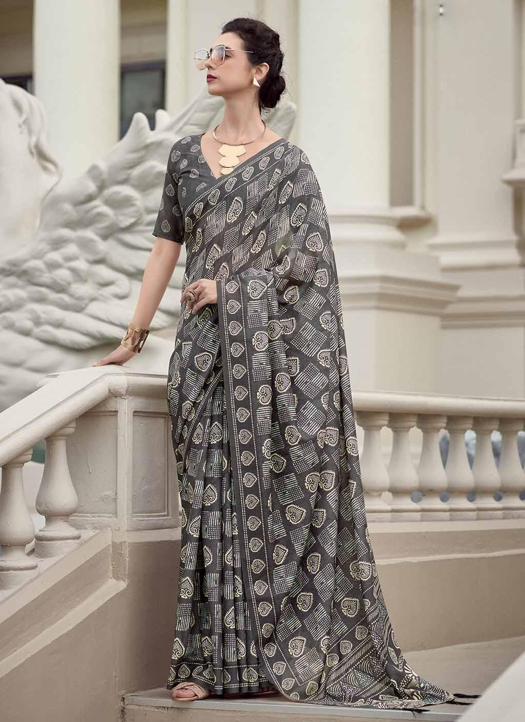 Man Bhavra (Saree) - Mal Mal Silk