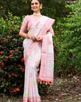Manisha Linen Saree - Ranjvani