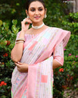 Manisha Linen Saree - Ranjvani