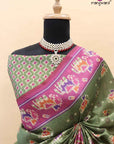 May Green Patola Saree - Ranjvani