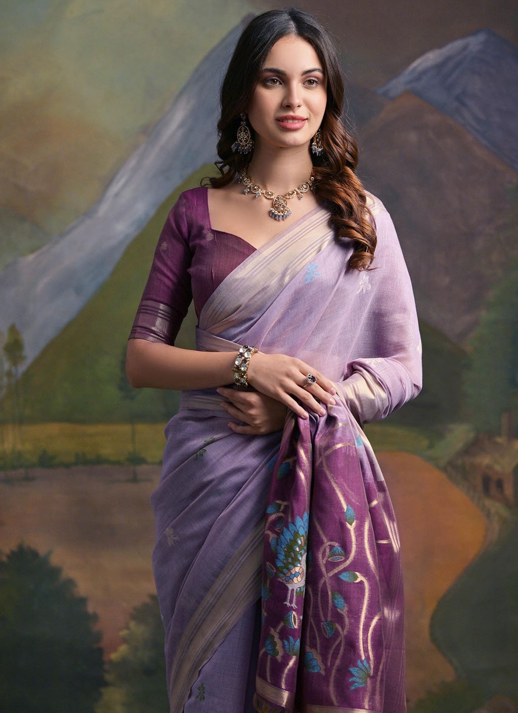 Mayurpankh (saree) - Ranjvani Sarees