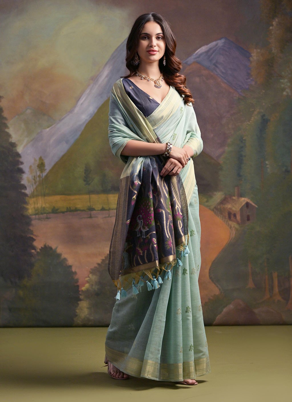 Mayurpankh (saree) - Ranjvani Sarees