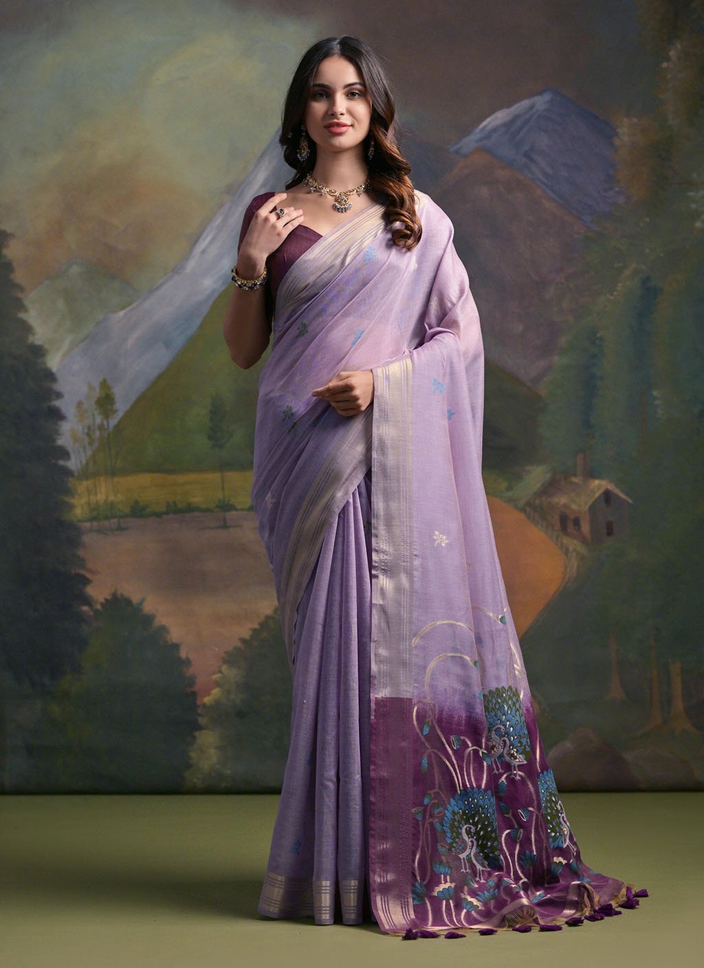 Mayurpankh (saree) - Ranjvani Sarees