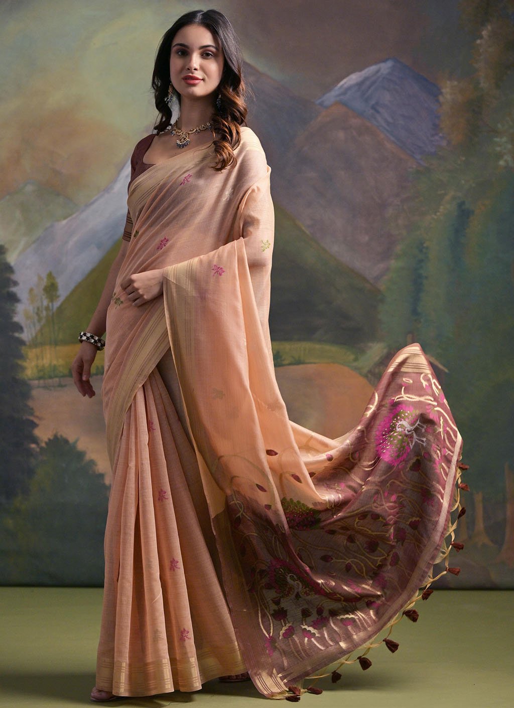 Mayurpankh (saree) - Ranjvani Sarees