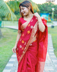 Mukhi Linen Saree - Ranjvani