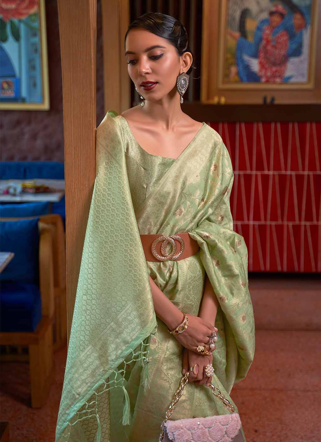 Padmanilaya (Saree) - Ranjvani