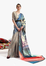 Prakriti (saree) - Satin Silk