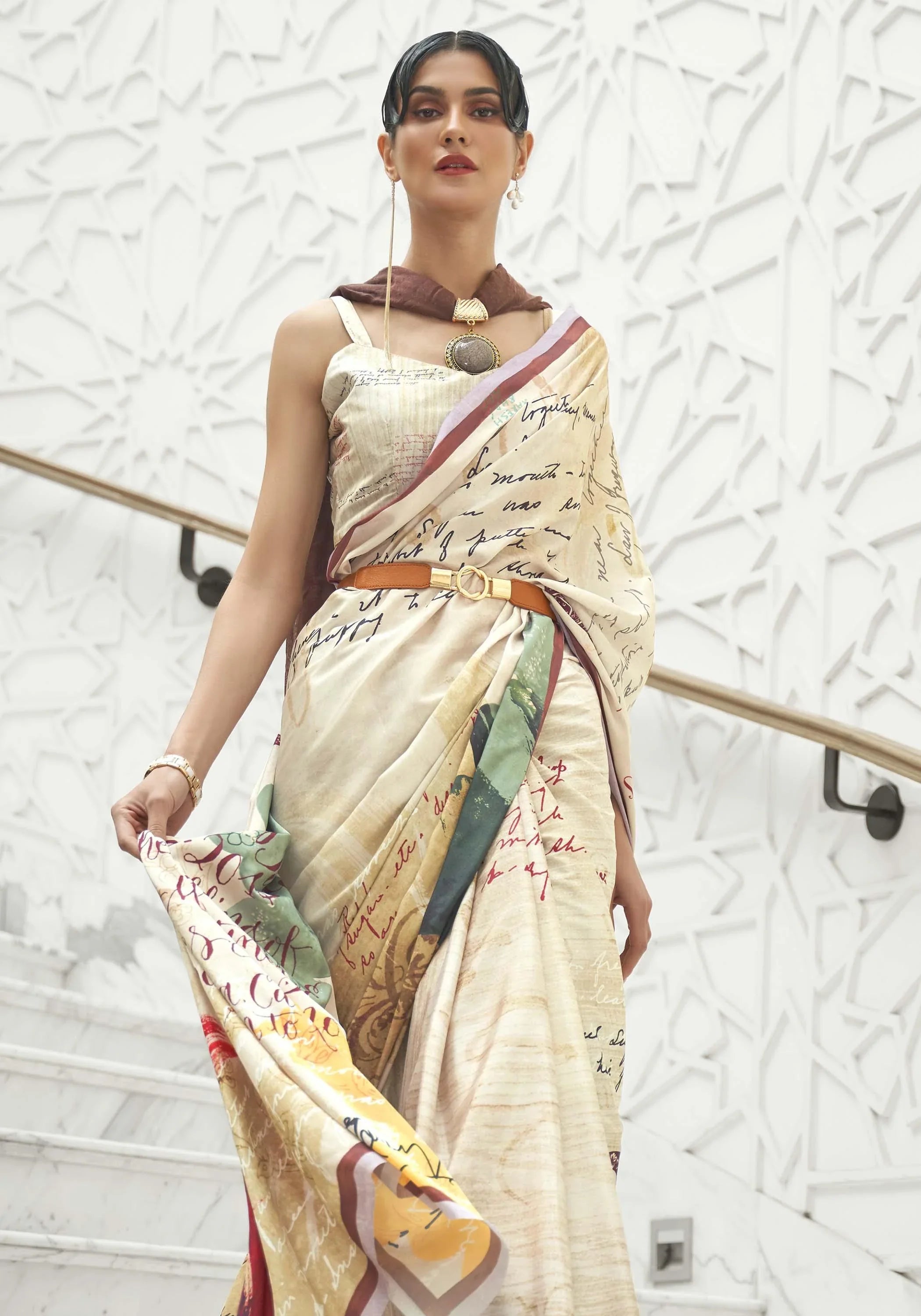 Prakriti (saree) - Satin Silk