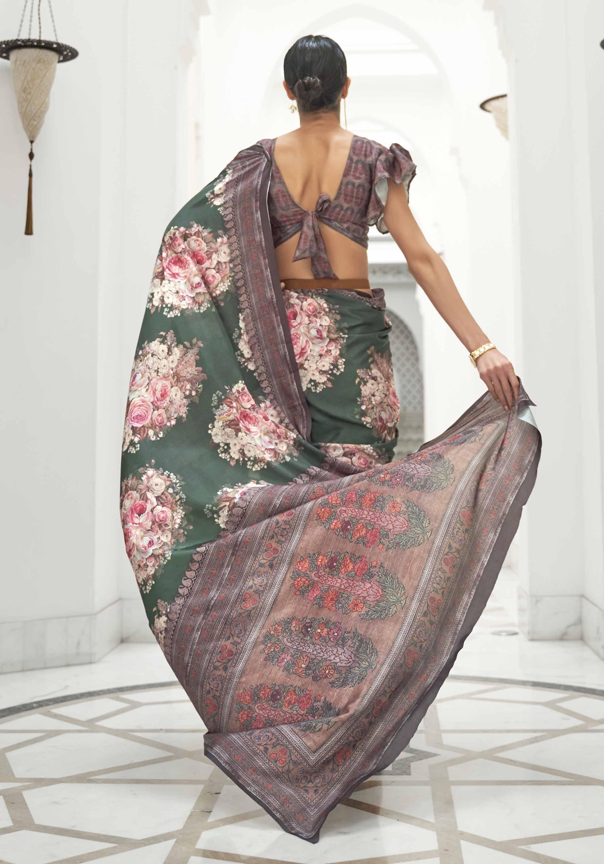 Prakriti (saree) - Satin Silk