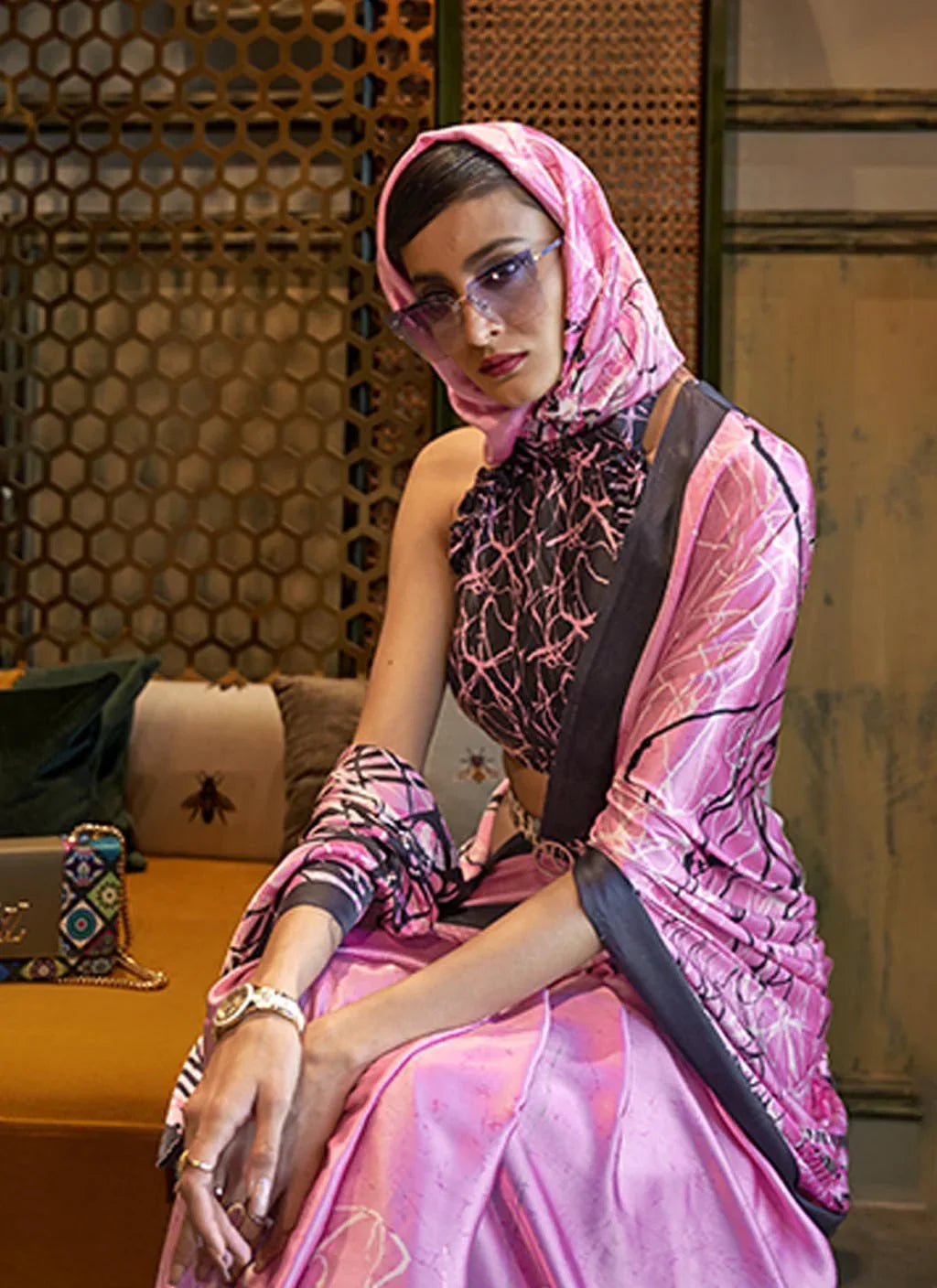 Priscilla (Saree) - Satin Silk