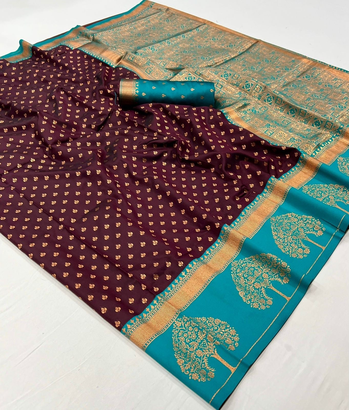 Raga Kalyan (Saree) - Ranjvani Sarees