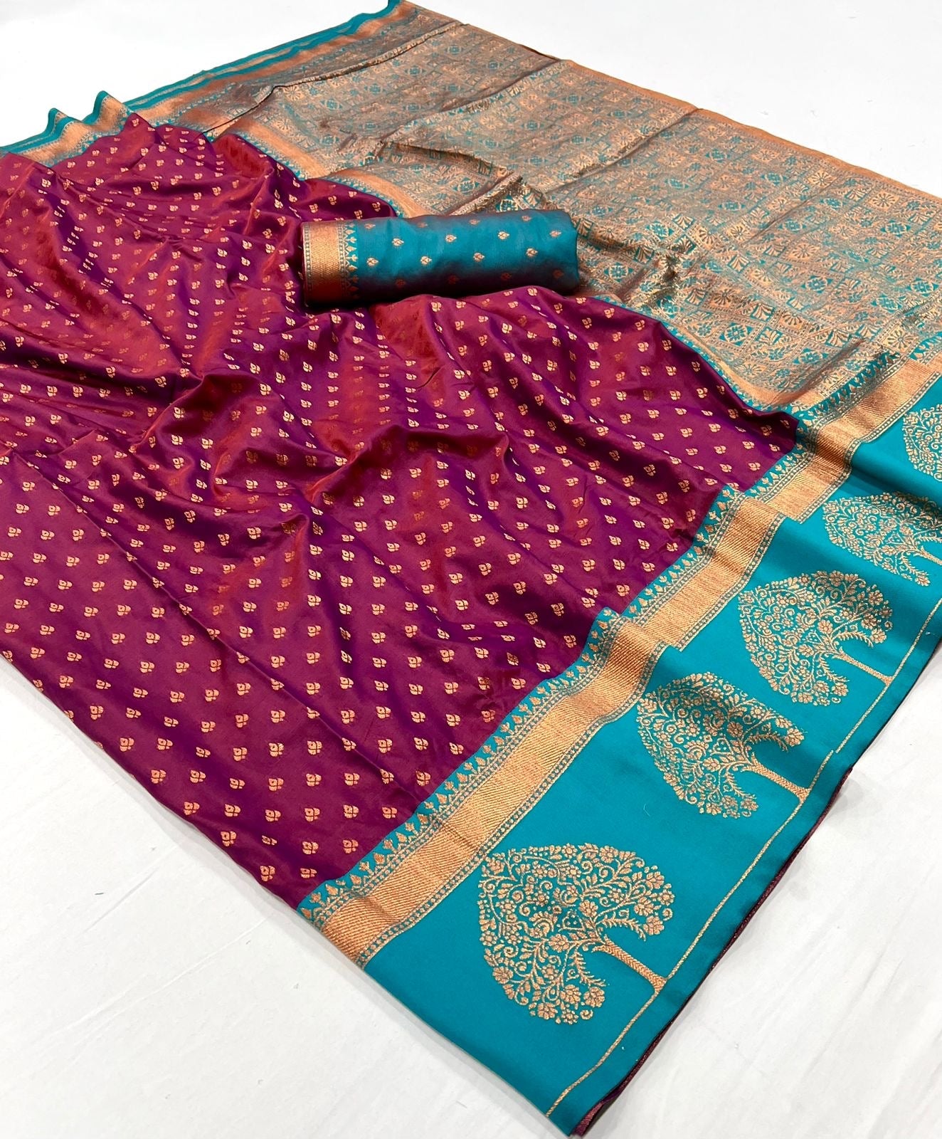 Raga Kalyan (Saree) - Ranjvani Sarees