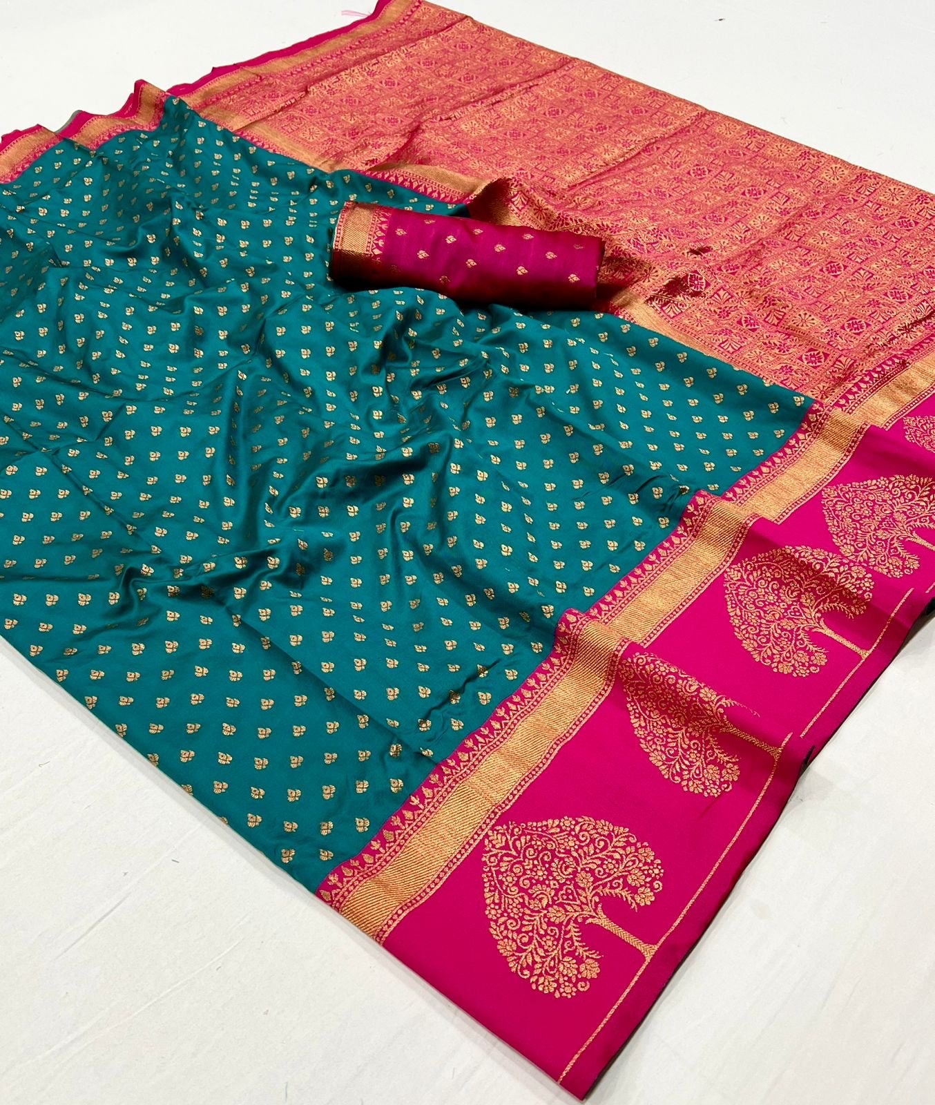 Raga Kalyan (Saree) - Ranjvani Sarees