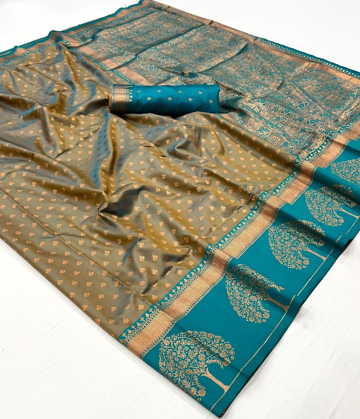 Raga Kalyan (Saree) - Ranjvani Sarees