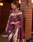 Rajwadi Paithani Saree - Ranjvani