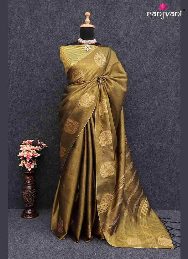Ranjan Tissue Silk Saree – Ranjvani Sarees