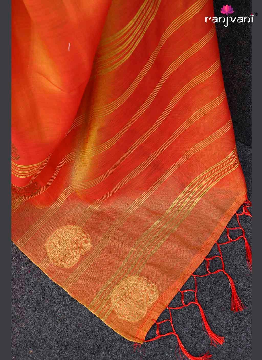 Ranjan Tissue Silk Saree - Tissue Silk