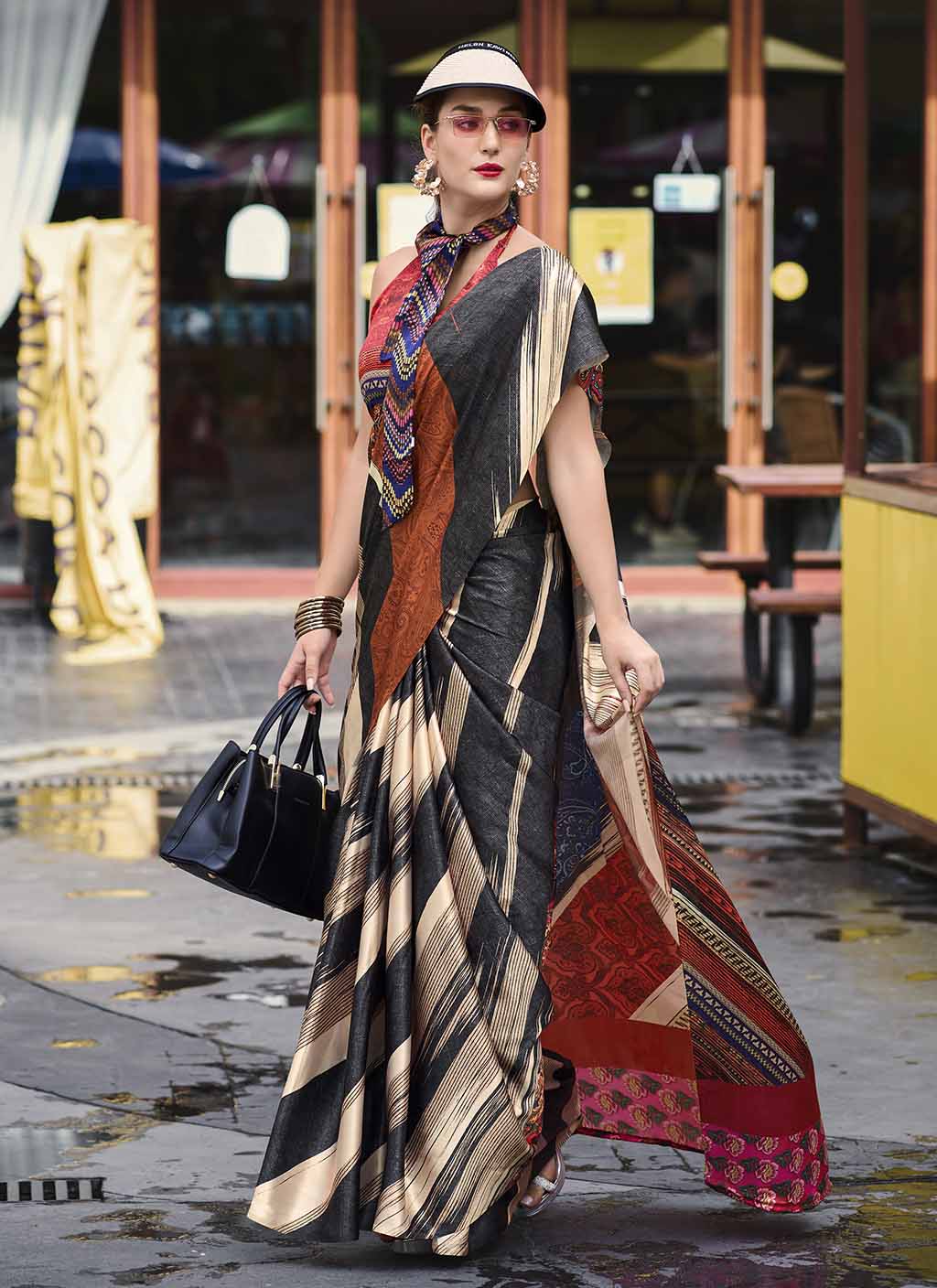 Rebel Rani (saree) - Satin Silk