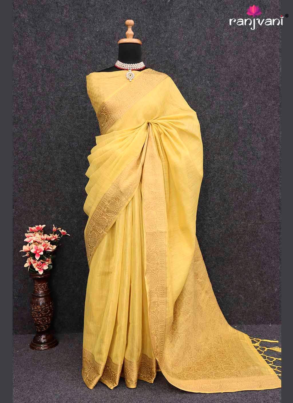 Rich Pallu Tissue Silk Saree - Tissue Silk